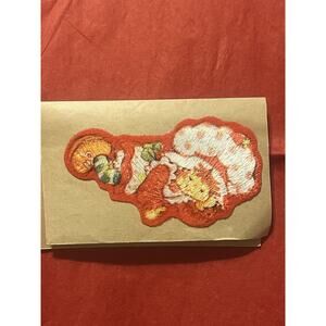 Vintage Strawberry Shortcake Embroidered Iron on Patch NEW Beautiful Look 3” NOS